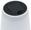 Spetebo LED Solarleuchte Tischleuchte für Außen und Innen - 23 x 12 cm, Solar, LED fest integriert, warmweiß, Deko Garten Tischlampe Bild 4