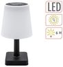 Spetebo LED Solarleuchte Tischleuchte für Außen und Innen - 23 x 12 cm, Solar, LED fest integriert, warmweiß, Deko Garten Tischlampe Bild 3