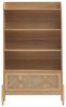 BAÏTA Kinderregal Pablo Eichenoptik und Rattangeflecht, H140cm, Buchenholz Bild 5