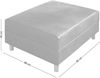 Sofa-Hocker Clovis Braun Modul B98 x T83 Antik Optik Sitzhocker Bild 3