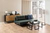 AC Design Furniture Jannis Tischset in Schwarz mit Keramik-Tischplatte und Schwarzen Metall-Kufen, 2-teiliger Beistelltisch, Rechteckig, Modernes Design, B: 115/69 x H: 45/37,5 x T: 55/40 cm Bild 3
