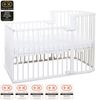 babybay Kinderbett-Umbausatz für babybay Boxspring Comfort Plus, weiß lackiert Bild 4