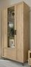 Vitrinenschrank Glasvitrine Limbo 95x40x196cm Eiche Artisan teilmassiv 2-türig Bild 2