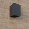 Lucande Außen-Wandleuchte Xava, Metall, Schwarz IP65, 1 x 5 W LED Bild 3