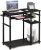 Furinno Abbott Schreibtisch mit Bücherregal, Holz, Espresso/Schwarz, 46. 99x46. 99x79. 81 cm Bild 1