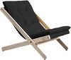 Klappsessel BOOGIE Polsterauflage DARK GREY Gestell Buche Bild 1