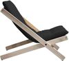 Klappsessel BOOGIE Polsterauflage DARK GREY Gestell Buche Bild 3