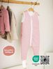 Ehrenkind® Babyschlafsack | Schlafsack mit Füßen 2.5 TOG | Bio-Baumwolle | Ganzjahres Schlafsack Baby Gr. 100 Farbe Zimt Gemustert | Oeko-Tex | Schlafsack winter und Sommer Schlafsack Kinder Bild 2