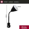 Paulmann No. 95427 Steckerleuchte Junus Flexarm E14 schwarz mit Kippschalter Bild 2