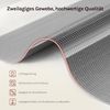WOLTU Doppelrollo Klemmfix ohne Bohren Holzlook Grau B110 x H150 cm, Duo Rollo Zebrarollo Fensterrollo Klemmrollo Seitenzugrollo Easyfix lichtdurchlässig & verdunkelnd Rollos für Fenster und Tür Bild 5