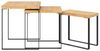 massivum Couchtisch 3er Set Sydney Wildeiche braun 46x48x42 cm Holz rechteckig Beistelltisch-Sofa Wohnzimmer Satztische modern Bild 3