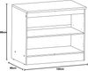 Meuble Bas Cuisine Avec Plan de Travail et 2 Portes Origan Hauteur 85 cm Largeur 100 cm Profondeur 60 cm Fabriqué en France & Garantie 2 ans Bild 2