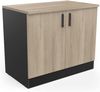 Meuble Bas Cuisine Avec Plan de Travail et 2 Portes Origan Hauteur 85 cm Largeur 100 cm Profondeur 60 cm Fabriqué en France & Garantie 2 ans Bild 4
