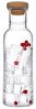 Pasabahce HOOP Flasche aus Glas mit einem Bambusdeckel Transparent 1 Liter Bild 2