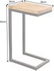 riess-ambiente Beistelltisch GASTON 65cm natur / schwarz (Einzelartikel, 1-St), Nachttisch · Mango-Massivholz · Metall · handmade · Industrial Design Bild 3