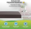 etérea Comfort Jersey Spannbettlaken Dunkelbraun 90x200 cm - 100x200 cm Bild 2