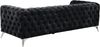 3-Sitzer Sofa Samtstoff schwarz SOTRA Bild 5