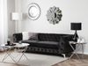 3-Sitzer Sofa Samtstoff schwarz SOTRA Bild 2