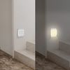 LogiLink Nachtlicht LED-Nachtlicht mit Dämmerungssensor, quadratisch, 3014 LED LED013, Automatische Abschaltung, Dauerlicht schaltbar, Mit Dämmerungsfunktion Bild 2