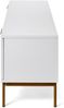 Jahnke TV Bank Carve TV 140 Weiss/Goldfarben Bild 3