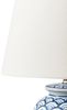 Tischlampe JAUCA Porzellan Weiß Blau Bild 5