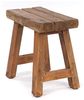 Hocker RUSTIC Recyclingholz massiv naturfarben Bild 4