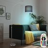 RGB LED Bogenstehleuchte, Textil, höhenverstellbar, H 195 cm Bild 2