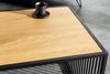riess-ambiente Couchtisch ARCHITECTURE 100cm schwarz / natur (Einzelartikel, 1-St), Wohnzimmer · Glas · Metall · Holz-Optik · Industrial Design Bild 4