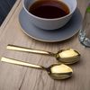 Intirilife Besteck-Set (20-tlg), 4 Personen, Edelstahl, Besteck Set Edelstahl in Gold Essbesteck 4 Personen Spülmaschinenfest Bild 5