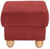 Monarch Hocker Veloursstoff Terracotta Buche Natur Bild 3