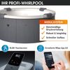 BRAST Whirlpool MSpa Denver & Rova mit Fester Außenwand, Ø182x70cm, Aufstellbecken, (Stromsparend, LED Beleuchtung), für 6 Personen, Ganzjähriger Einsatz Bild 3
