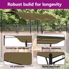 vidaXL Pavillon, 180 g-m², Stahl / Polyester taupe, 3x2,5 m Bild 5