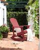 Garten-Schaukelstuhl ADIRONDACK Rot Bild 2