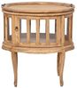 Teeschrank Barschrank CORUNA Mahagoni Antique Natural Beistelltisch Vintage Bild 4
