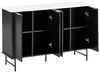 Schrank GLASTONBURY Marmor Optik Schwarz Bild 4