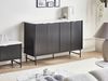 Schrank GLASTONBURY Marmor Optik Schwarz Bild 2