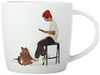 Maxwell & Williams DX1066 Becher 400 ml BEST FURRY FRIENDS Cafe Waiting, Porzellan, in Geschenkbox Bild 1