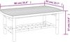 vidaXL Garten-Couchtisch 90x55x37 cm Bambus 363463 Bild 3
