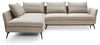 Ecksofa DEMISBAL mit Schlaffunktion, Bettkasten, Beige, rechtsseitig Bild 1