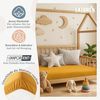 Laleni 2er-Set Jersey Spannbettlaken Beistellbett und Wiege 55x90 cm - Oeko-Tex Zertifiziert, 100% Baumwolle, atmungsaktives Spannbetttuch für Baby, 135 g/m², Spicy Mustard - gelb Bild 4