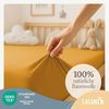 Laleni 2er-Set Jersey Spannbettlaken Beistellbett und Wiege 55x90 cm - Oeko-Tex Zertifiziert, 100% Baumwolle, atmungsaktives Spannbetttuch für Baby, 135 g/m², Spicy Mustard - gelb Bild 3