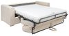 Vente-unique - LORETO Sofa SamtStoff Beige - B 223 cm95 cm x H 90 cm x L 215 cm Bild 3