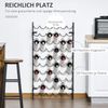 HOMCOM Weinregal Weinregal mit 10 Fächerebenen Bild 5