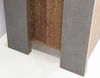 Forte Clif Vitrine mit 1 Tür unf 1 Glastür, Wood Vintage/Betonoptik Dunkelgrau, 91,7 x 204,9 x 41,6 cm & Clif TV-Unterschrank mit 1 Tür und 2 Schubkästen, Betonoptik Dunkelgrau, 161 x 63,9 x 41,6 cm Bild 5