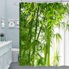 M&W DAS DESIGN Duschvorhang Shower curtains Anti schimmel Waschbar Bambuswald 180x200 180x180 Breite 180 cm Bild 3