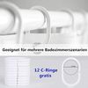 M&W DAS DESIGN Duschvorhang Shower curtains Anti schimmel Waschbar Bambuswald 180x200 180x180 Breite 180 cm Bild 5