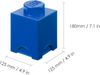 Room Copenhagen 'LEGO Storage Brick 1' Aufbewahrungsbox blau Bild 3