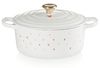 Le Creuset 'Hearts' Bräter, 3,3 l, Emaille Weiß, Ø 22x10 cm Bild 1