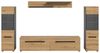 Wohnwand >Canu< in Basalt Grau / Artisan - 272x141x33cm (BxHxT) Bild 3