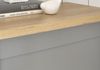 Vitrine Rideau in grau und Eiche Artisan 68 x 142 cm Bild 5